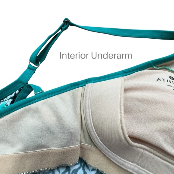 ATHLETA | NWOT SHOREBREAK RACERBACK ATHLETIC SWIM DRESS BOMBAY PAISLEY - Picture 7 of 11